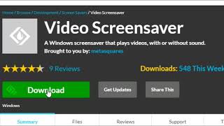 How to Set a Video as a Screensaver Windows 1011 [upl. by Tezzil]