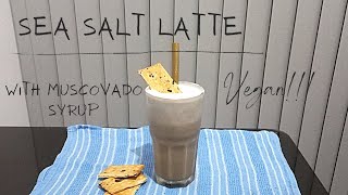 Vegan Sea salt latte  Muscovado Syrup  Plant Based Recipe  Vegan Recipe  Vegan Coffee Home Cafe [upl. by Lau157]