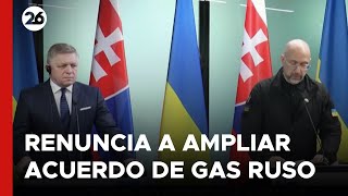 Ucrania no intentará ampliar el acuerdo de transito de gas ruso [upl. by Felipa527]