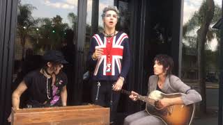 Palaye Royale  Dying In A Hot Tub Acoustic Show 09012017 [upl. by Aridatha]