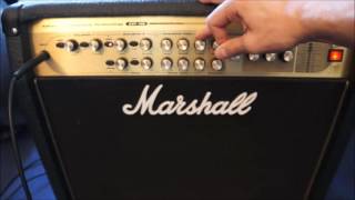 TEST MARSHALL AVT 100 VALVESTATE 2000  GIBSON LES PAUL STANDARD [upl. by Shannen]