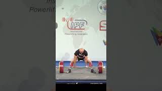 World M2 Record Deadlift equipped with 3075 kg by Jaroslaw Olech POL in 74kg class [upl. by Nyltak]