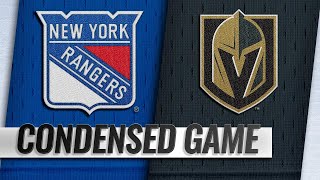 010819 Condensed Game Rangers  Golden Knights [upl. by Ainolopa887]