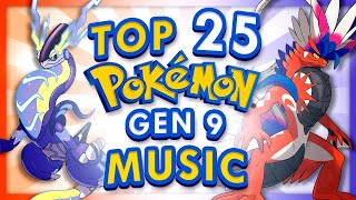 Top 25 Pokemon Scarlet and Violet Music Themes [upl. by Yvi341]