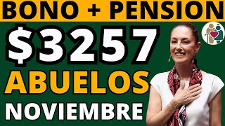 🚨BONO 3257 TARJETA BIENESTAR🤔ABUELOS REGISTRENSE ALERTA PENSIONADO🤑AMLO PENSIONES🤔BUEN FIN [upl. by Libbi]