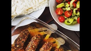 Homemade Beef Kebab in oven savory and juicy [upl. by Alyacim]