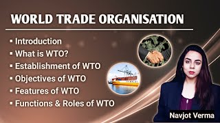 WTO  Functions  Objectives  Features  World Trade Organisation  GATT  TRIPS [upl. by Niamreg705]