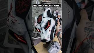 helmet mask Neo wolf design 🔥 [upl. by Rawdon]