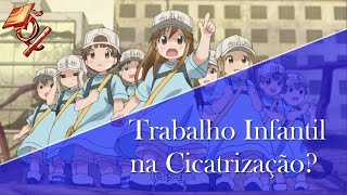 Hataraku Saibou  Cells at Work  Como ocorre a cicatrização Episódio 2 [upl. by Ddene]