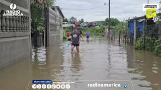 Inundaciones en Choloma por Tormenta Sara [upl. by Attenev]