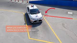 SMART YARD PARKING TEST  DUBAI IMPROVE YOUR DRIVING [upl. by Enylecoj]