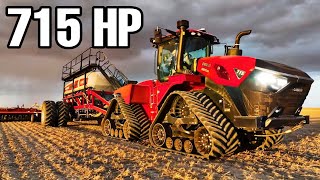 UNLEASHING the BEAST Witness the RAW POWER of 715 HP  Steiger 715 Quadtrac  Part 2 [upl. by Ronaele]