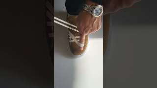 Casual shoessneakers laces tie technique clean look [upl. by Bartosch]