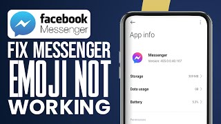 How To Fix Messenger Emoji Not Working  Messenger Emoji Not Showing 2024 Update SOLVED [upl. by Jannery]