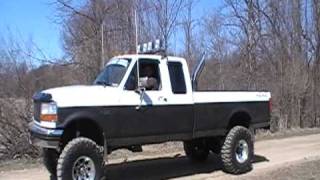 powerstroke 4x4 boosted launch [upl. by Yrotciv321]