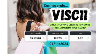 VISC11  Fundo Imobiliário de Shopping Centers [upl. by Foah397]