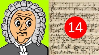 Bach  Art of Fugue  Contrapunctus 14 Completed Harpischord Rameau TO [upl. by Korb]