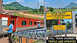 Rayagada to Titilagarh Train Journey 😍  TripleLine Updates  Beauty Of Eastern Ghats  Train Videos [upl. by Notxarb370]