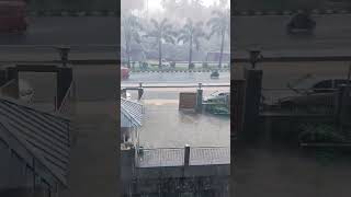 Heavy rain ☔ trivandrum thunderstorm winterrain godsowncountry svcteluguyoutuber [upl. by Lirbij447]