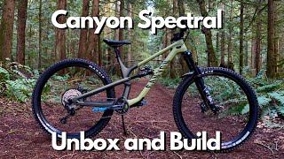 2022 Canyon Spectral CF 7 Unbox and Build [upl. by Cirnek]