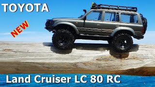 Eachine Fms Toyota Land Cruiser LC 80 Rc 118 4WD Road Mini Scaler Crawler by Unboxing  Test [upl. by Nisior]