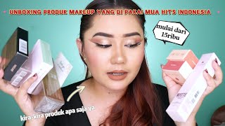 UNBOXING PRODUK MAKEUP YANG DI PAKAI MUA HITS INDONESIA [upl. by Latini]