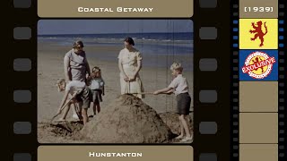 Hunstanton Norfolk 1939 16mm Colour Film [upl. by Allesor979]