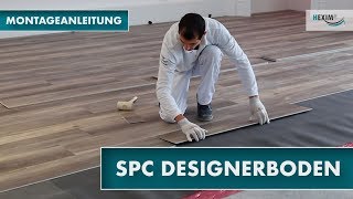 Montageanleitung SPC Vinyl Boden I4F Klick  Klick SPC Vinyl verlegen [upl. by Anelrad963]