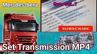 Set Transmission mp4  MERCDES Benz  Actros Xentry C4 [upl. by Farrish627]