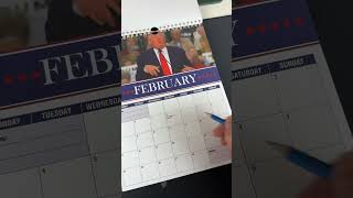 The best Calendar 2025 😍🇺🇸 trumpfans giftideas donaldtrump 2025 usa🇺🇸 [upl. by Brigg]