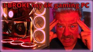 I broke my new 6000 gaming PC totally my fault Fix random reboot during gaming [upl. by Ielhsa]