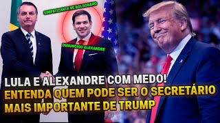 LULA E ALEXANDRE C MEDO Entenda quem é o homem cotado p ser o Secretário mais importante de Trump [upl. by Pansir]