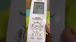 Onida Ac TOn  TOff function  How to use Onida Ac remote [upl. by Saravat215]