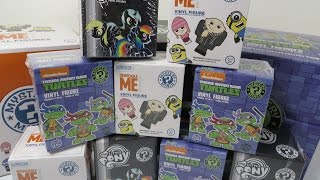 Funko Mystery Mini MLP My Little Pony Despicable Me Mutant Ninja Turtle Palooza Unboxing Opening [upl. by Esnohpla900]