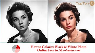 How to Colorize Black and White Photo Online Free in AI Image Colourizer 😍 2021 [upl. by Ennaeirrac]