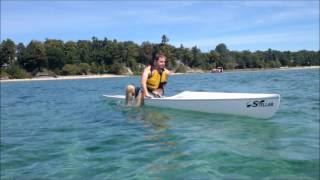 Surfski lesson Scott amp Steph [upl. by Pearce608]