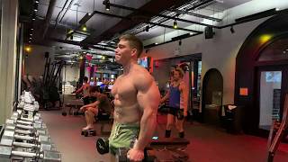 Lateral Raises  bodybuilding poses [upl. by Lukasz]