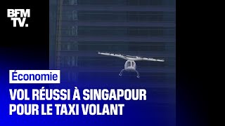 Le taxi volant électrique Volocopter a réussi un vol dessai à Singapour [upl. by Marler]