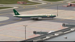 Special Event B77W Saudia landing and Takeoff at Prague Airport  Gameplay [upl. by Josh956]