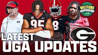 UGA Football Making Run at No 1 Recruiting Class  Dawg Flip Targets On Campus [upl. by Ahsita545]