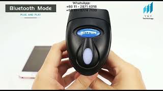 NETUM Barcode Scanner Bluetooth Wireless 24G USB 2D QR Code Reader Scan Warehouse Tag PC POS Phone [upl. by Leihcim]