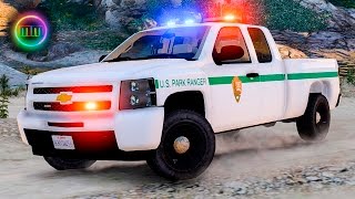 GTA 5  LSPDFR Park Ranger Patrol  Chevy Silverado [upl. by Kciderf]