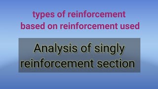 singly reinforced design beam  defination  design steps  RCC structure [upl. by Hadihahs]