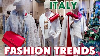 ITALY  WINTER FASHION TRENDS THAT WILL BE HUGE IN 2025  WHAT TO WEAR [upl. by Yenttihw200]