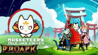 Masketeers  Idle Has Fallen Gameplay Android  iOS [upl. by Akirdnahs]