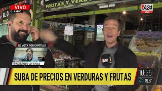 🥚 🍌 BAJARON algunos PRECIOS en la VERDULERÍA [upl. by Rosse]