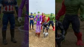 Venom vs Joker want to relax  Marvel toys funny [upl. by Sellma440]