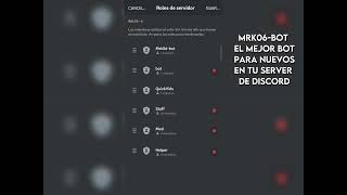 El mejor bot de discord de moderación discord [upl. by Ullman]