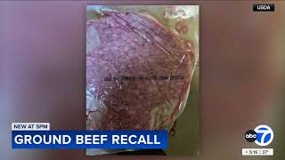 Nearly 7K pounds of ground beef recalled over E coli risk [upl. by Alleuqcaj]