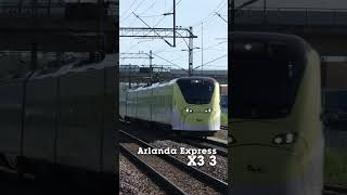 Arlanda Express X3 3  Upplands Väsby [upl. by Boardman]